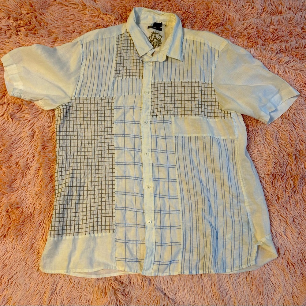 FIUME White shirt with short sleeves euro size 58